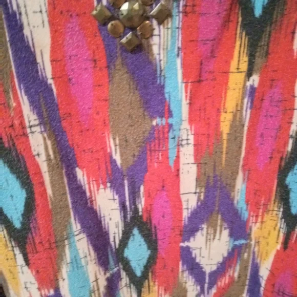 Ruby Rd. Multicolor Abstract Print Blouse - Picture 2 of 5